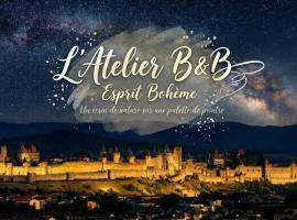 L'Atelier B&B - Esprit bohème, la nature en ville, hotel v Carcassonne