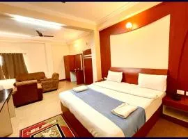 Sea View from rooftop Hotel Royal Shubham Palace - Near Shree Jagarnath Temple and Sea Beach # Lift , Premium Family Rooms with Fully Air Conditioned and Free Wi-Fi ! near Hotel Rudraksh Palace - Best Facilities Hotel in PURI