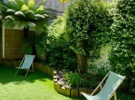 Suite indépendante avec jardin, 2 chambres communicantes, hyper centre Arcachon