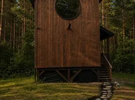 Prywatne leśne SPA w drewnianym domku niedaleko Warszawa