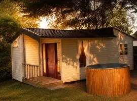 Tiny house met Hottub 4pers The Firefly