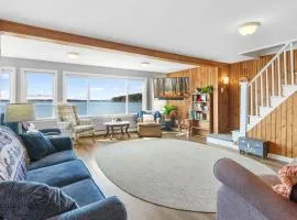Cobbossee Hideaway, lakefront property with dock for swimming, fishing, and sunrises