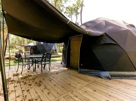 Idyllic Geodesic Dome Sanctuary near Schoharie Creek in New York