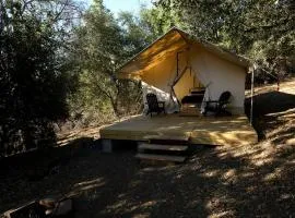 Secluded Luxury Glamping Tent with Panoramic Mountain Views near Pauma Valley, CA