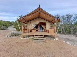 Incredible Tented Cabin with Fire Pit and Close to Fantastic Hiking Trails in Johnson City, Texas