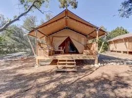 Safari Tent for Two for Romantic Weekends Away at a Working Winery near Fredericksburg, Texas