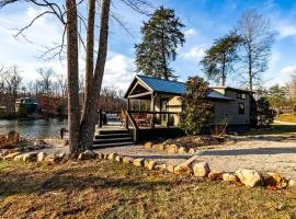 Lakefront Tiny Home Retreat with Private Dock & Sunset Views in Tracy City, Tennessee