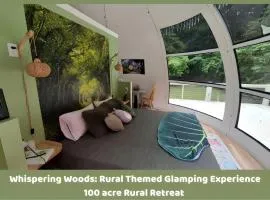 Fiberglass Geodesic Dome on a Hundred Acres of Private Woodlands near Lake Sinclair, Georgia