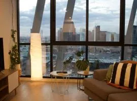 Modern South Melbourne Retreat with Skyline Views