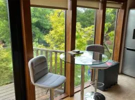 Chestnut,1 bedroom loft apartment with wood burner