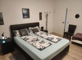 MD- FeWo, City, EG, Top in Preis- Leistung, Lage, Deluxe App mit 2 Schlafzimmer, Merkmale Qeensize Bett, Romantk DZ
