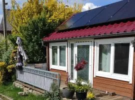 Ferienhaus Tinylausitz mit Kamin und Sauna
