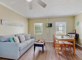 Newly remodeled, bayfront studio with dock, views & open water access