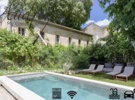Mas de charme - T2 et chambres d'hôtes avec piscine & jardin