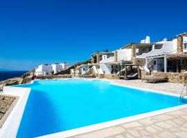 Cavo Blue Villas、エリアビーチのホテル