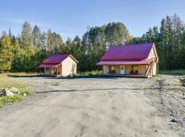 Kenai River Base! Spacious 2-Unit Cabin Compound