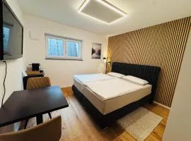 Modernes Gästezimmer nahe Frankfurt mit eigenem Bad und Zugang