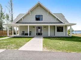 Two dog-friendly lakefront homes with docks kayaks rowboat firepits & beach