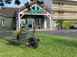 Belleville-sur-Saône में, होटल greet Hotel Belleville en Beaujolais A6