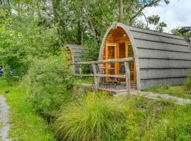 Simple Lake Pod with shared bathroom near Gstaad