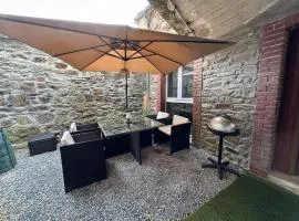 Characteristic Granville house for 8 people Patio and Ping-Pong table