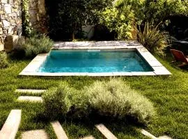 Montera appartement centre ville avec piscine chauffée et jardin