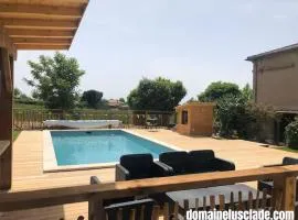 Maisonnette individuelle avec accès piscine