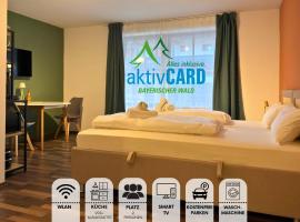 Bavarian Forest base in Zwiesel - aktivCard - sunny balcony - pool & sauna, hotel u gradu Cvizel