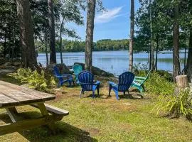 Secluded waterfront home with private dock, outdoor dining, firepit, WiFi & W/D