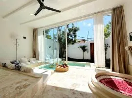 Mare 1BR Romantic Villa, 5 Min to Thomas Beach