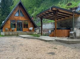 Cabana Doi Brazi A-FRAME โรงแรมในDămuc