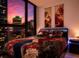 Modern Tokyo Pop 2BR Retreat - Melbourne Central
