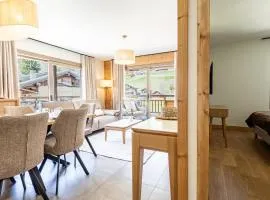 Montchavin appartement 6pers terrasse vue montagne