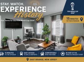 Modern 3BR, Private Parking, 30 Minutes to NYC, World Cup, hotel i East Orange