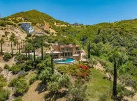 Gated Malibu Estate with Pool, Movie Theater, Sauna, Canyon Views
