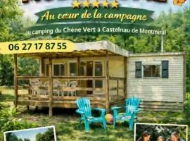 Mobil-Home en pleine campagne avec piscine