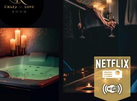 Suite craz'in Love Room, jacuzzi, cinéma, climatisation, parking, hotel a Beaucaire