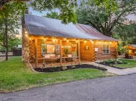 Creek House at Cabins on the Square Log Cabin on Cypress Creek, Sleeps 7