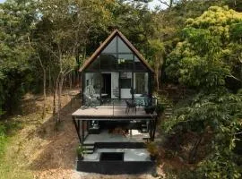 Kooteja Glanta Cabaña Eco A Frame con Jacuzzi