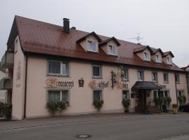 Brauereigasthof ADLER, hotel u gradu 'Herbertingen'