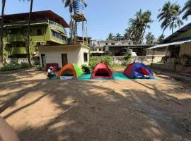 Sea front tent house