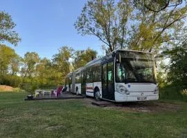 Magnifique bus insolite avec jacuzzi