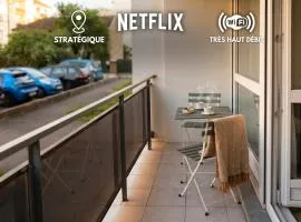 Studio Escale avec Balcon - Proche EuroAirport et frontière