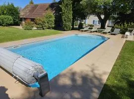 Grande longère normande avec piscine & sauna