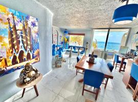 Espectacular Apto remodelado, de lujo y a pie de Playa con vista al mar, hotel din Manzanillo