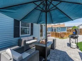 Belmar Beach Bungalow 35 Blocks to Sand Fire Pit, Grill, 3 Beach Badges