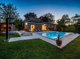 Villa Ferlini in Central Istria with private 10000 m2 garden, wellness & family activities on plot