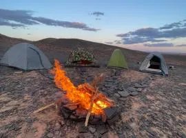 Desert mountains camping