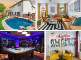 6BDRM Amazing Game RoomHeated Pool3KING4QUEEN, viešbutis mieste Hendersonas