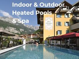 Alexander Hotel Alpine Wellness Dolomites, hotel en Molveno